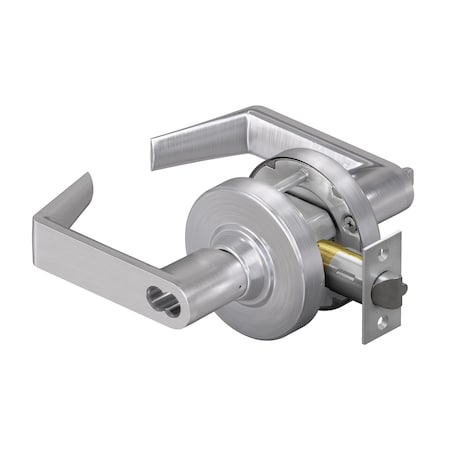 Schlage Commercial ALX Series Grade 2 Entry Rhodes Lever Lock with Small Format IC Prep Less Core, 47267042 ALX53BRHO626